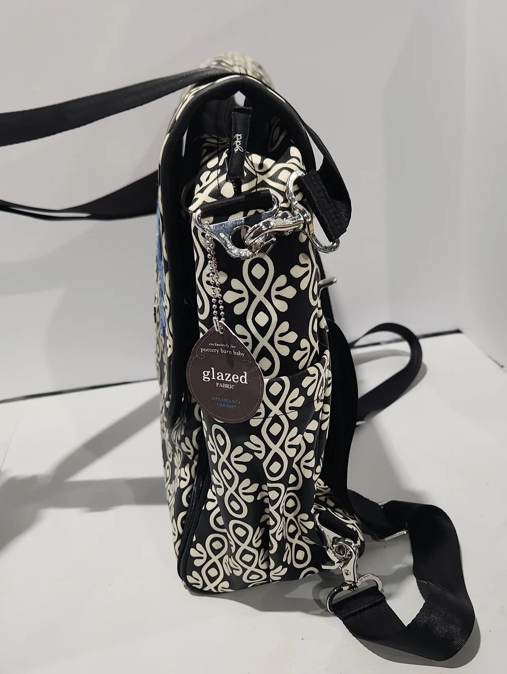 Pottery Barn Petunia Pickle Bottom Backpack Diaper Bag NWT Casablanca Caberet